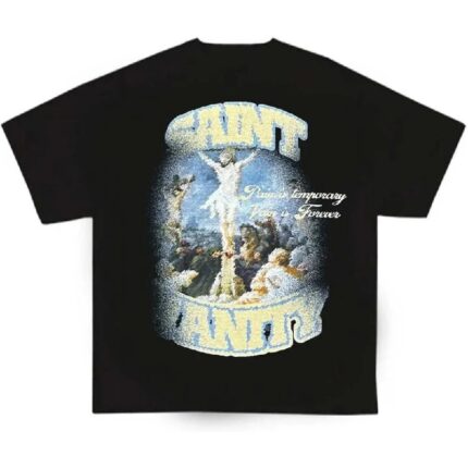 Black Saint Vanity Blurry Cross T-Shirt