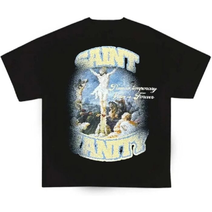 Black Saint Vanity Blurry Cross T-Shirt