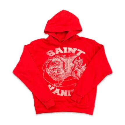 Red Saint Vanity Logo Hoodie